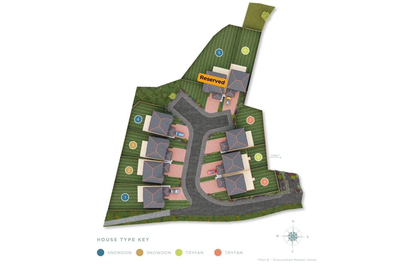 hafan y glyn site map
