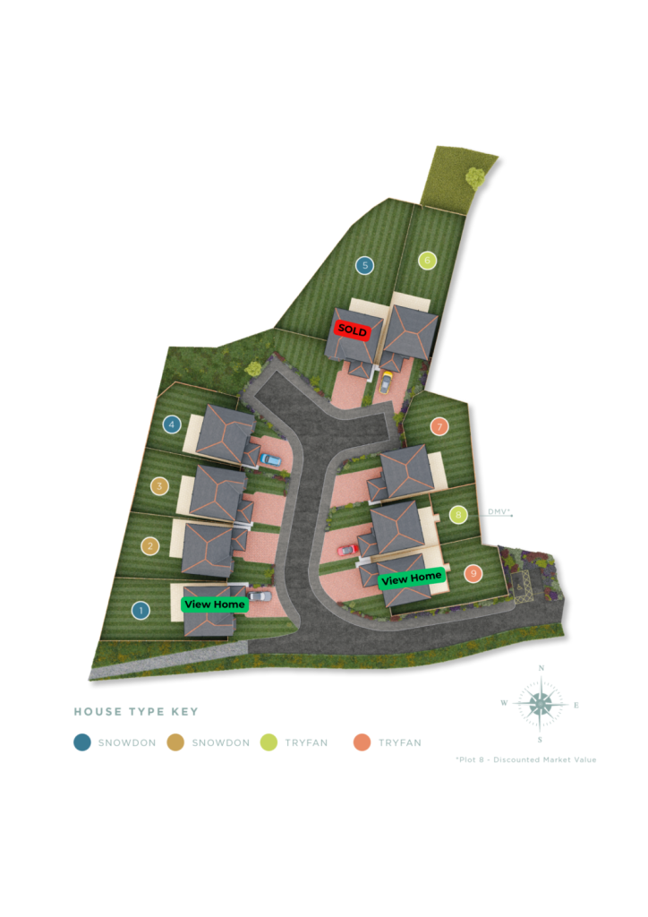 Hafan y glyn site map